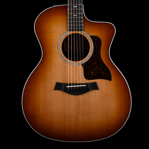 Taylor Special Edition 214ce Tigerwood Shaded Edgeburst Acoustic Electric Guitar With Case