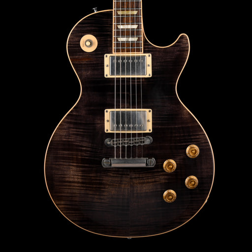 Used 2005 Gibson Les Paul Standard Premium Plus Trans Black with OHSC