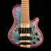 Mayones Cali4 17.5" Scale Bass Swamp Ash Body 3A Eye Poplar Top Custom Color Shinerburst