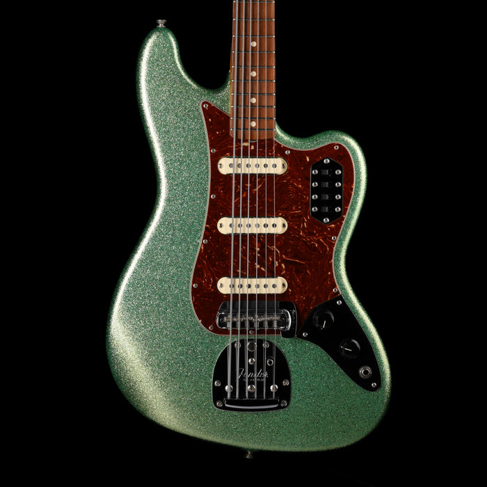 Pre Owned Fender Custom Shop Bass VI NOS Seafoam Sparkle With OHSC