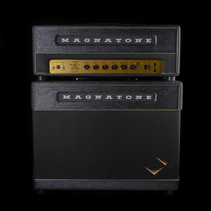 Magnatone Limited Edition Slash Purple Python M-80 Head & Cabinet Guitar Amp Rig IN STOCK