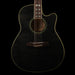 Used Ibanez AEF30E Trans Black Acoustic Electric Guitar with HSC