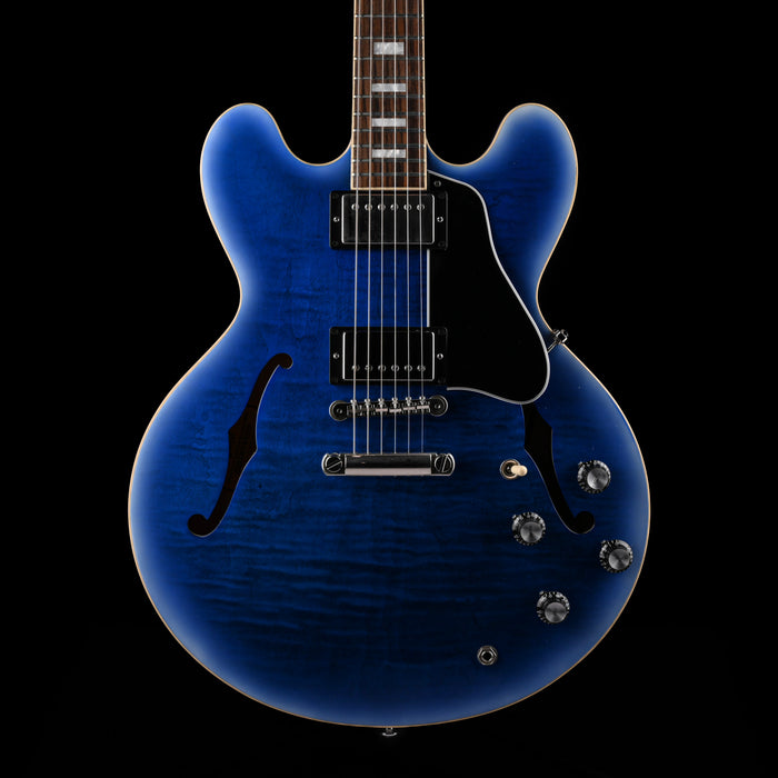 Pre Owned Gibson Mod ES-335 Figured Blue Brink Blast with OHSC