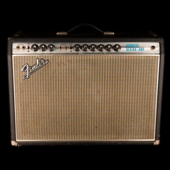 Pre Owned 1969 Fender Vibrolux Reverb “Drip Ring”  2-Channel 40-Watt 2x10" Guitar Amp Combo