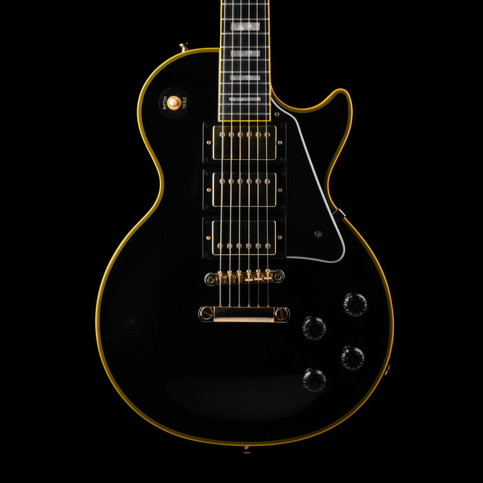 Used Epiphone Joe Bonamassa Les Paul Custom Black Beauty Ebony Outfit With OHSC