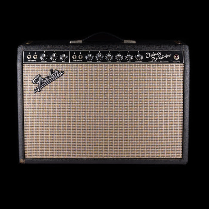 Vintage 1966 Fender Deluxe Reverb 1966 Deluxe Reverb Guitar Amp Combo With Celestion G12 Speaker