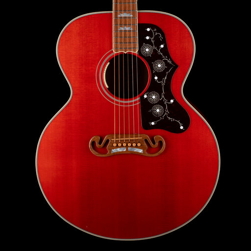 Used 2016 Gibson Limited Edition SJ-200 Trans Cherry - One of 50 - With Mono Case