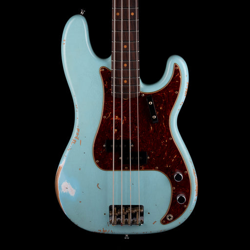 Pre Owned Fender Custom Shop ‘63 Precision Bass Heavy Relic Aged Daphne Blue With OHSC