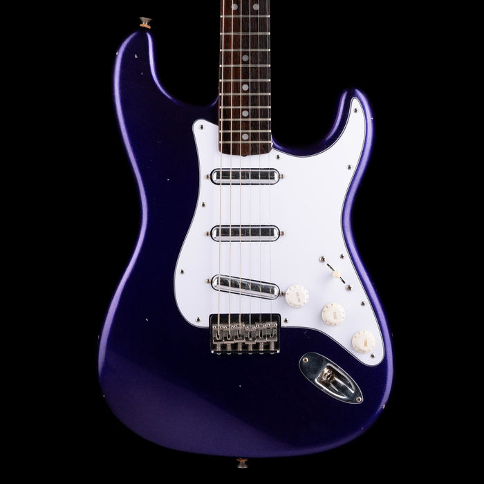 Pre Owned Partscaster Doom Gloom Body Tokai Neck Goldstar Viking Purple Electric Guitar