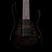 Used Ibanez GIO GRG7221QA 7-String Electric Guitar Trans Black With Gig Bag
