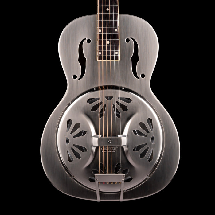 Used Gretsch G9221 Bobtail Steel Acoustic-Electric Resonator Guitar With Gig Bag