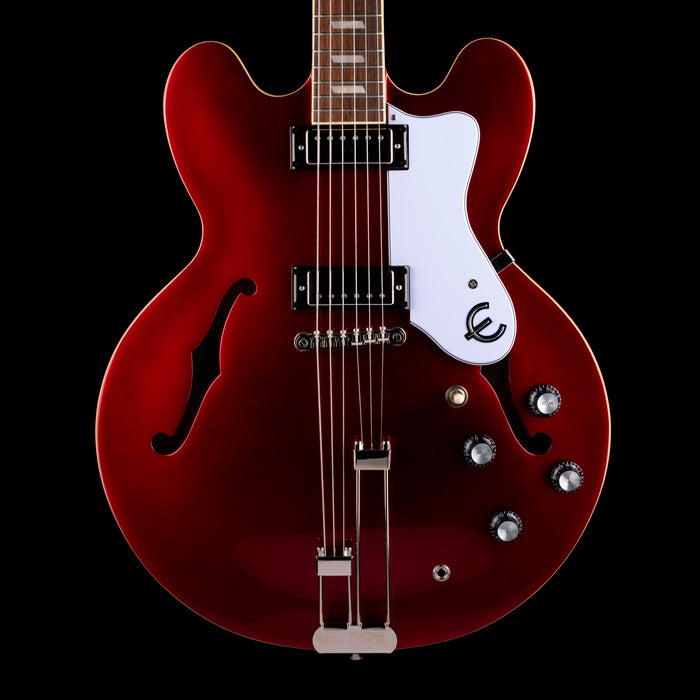 Pre Owned Epiphone Riviera Semi-Hollow Sparkling Burgundy With Gig Bag