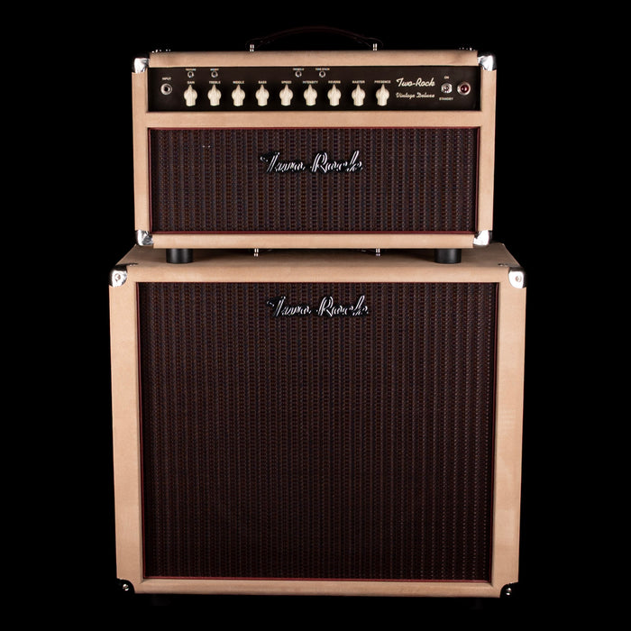 Used Two Rock Vintage Deluxe 40/20 Guitar Amp Head And 1x15" Cabinet Dogwood Suede