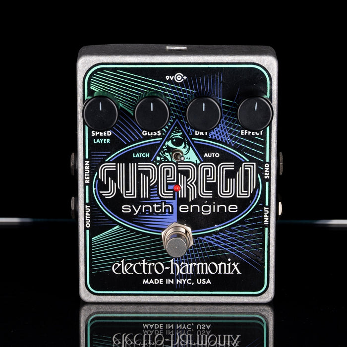 Used Electro-Harmonix SuperEgo Synth Machine Pedal With Box