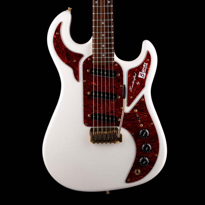 Used Burns Club Series Marquee with Seymour Duncan Pickups White with Case