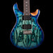 PRS SE Exotic Custom 24 Burled Ash Lake Blue With Gig Bag