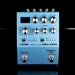 Blue BOSS MD-200 modulation effects pedal on a black background