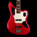 Pre Owned 2007 Fender Made in Japan Jaguar Bass Hot Rod Red With Gig Bag