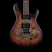 PRS SE Exotic Custom 24-08 Poplar Burls in Charcoal Cherry Midnight Burst With Gig Bag