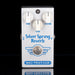 Guitar effects pedal with 'Silver Spring Reverb' branding on a black background
