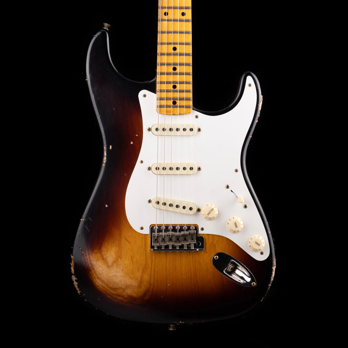 Fender Custom Fender Custom Shop 1956 Stratocaster Relic Wide Fade 2-Tone SunburstShop 1956 Stratocaster Relic Wide Fade 2-Tone Sunburst
