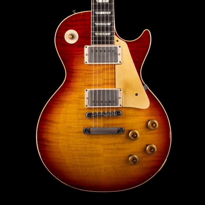 Pre Owned 2024 Gibson Custom Shop ‘59 Les Paul Standard Murphy Aged Murphy Burst With OHSC