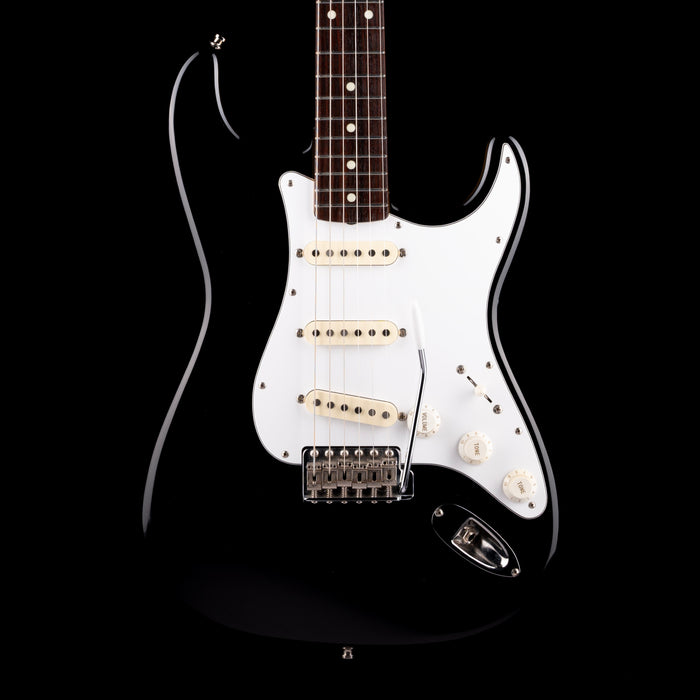 Pre Owned 1989-90 Fender Made In Japan '62 Reissue Stratocaster Black With Gig Bag