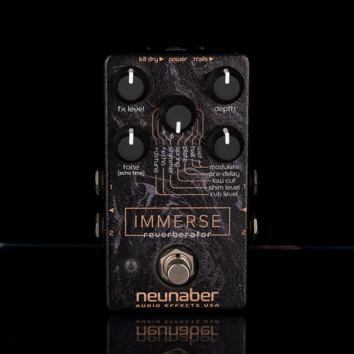 Used Neunaber Immerse Reverberator v1 Reverb Pedal With Box