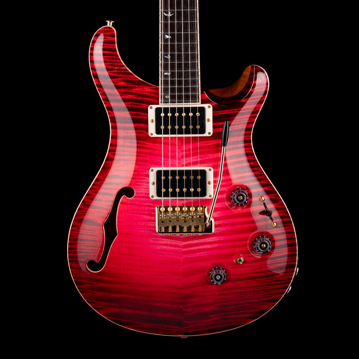 PRS Private Stock Custom 24 Semi-Hollow Piezo Blood Red Glow With Case
