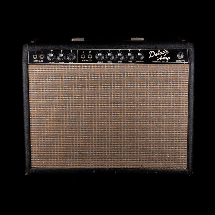 Vintage 1964 Fender Deluxe Tube Guitar Amp Combo