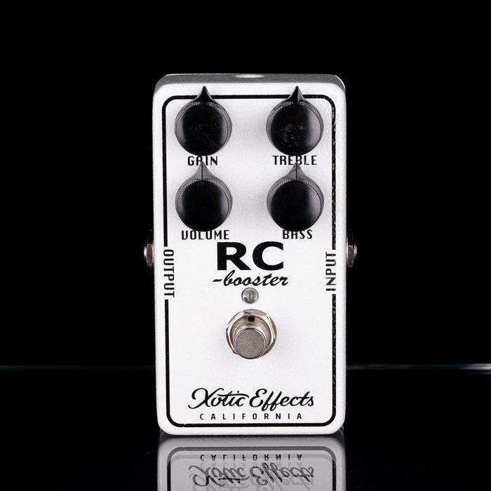 Used Xotic Effects RC Booster Pedal White - S/N - RCB-CL-01412