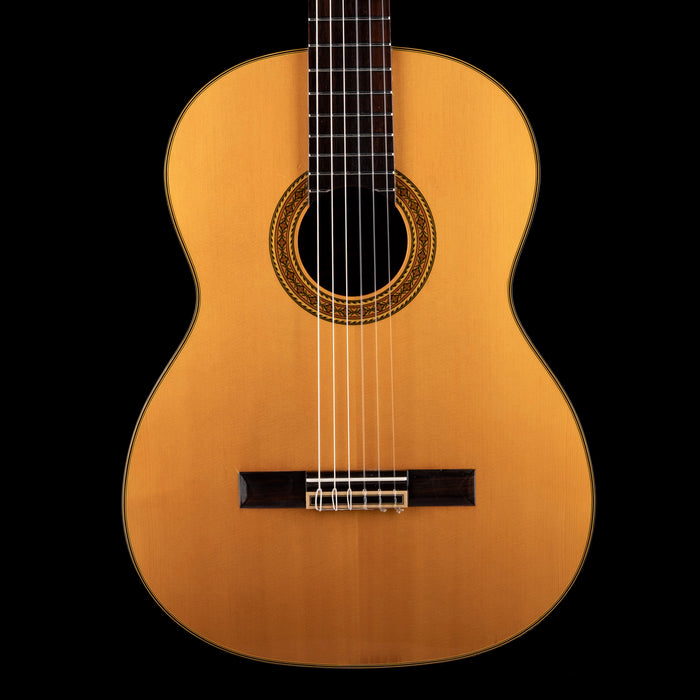 Pre Owned Takamine Made In Japan Model C-128 Nylon Classical Guitar Natural