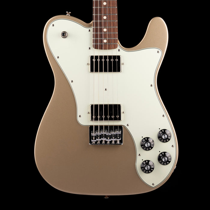 Used 2023 Fender Artist Series Chris Shiflett Telecaster Deluxe Shoreline Gold With OHSC