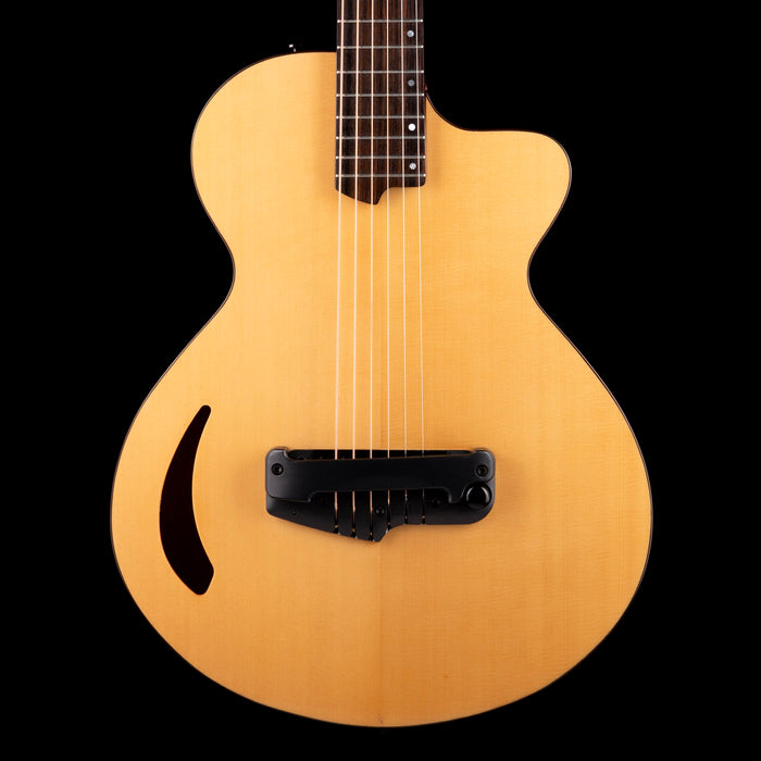 Pre Owned 2004 Willcox Guitars Lightwave Atlantis Thinline Natural Electric Guitar with Gig Bag