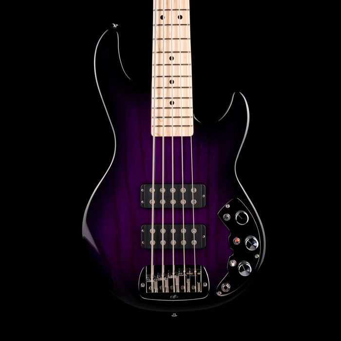 G&L CLF Research Series 750 L-2500 5-String Bass Purple Burst With Gig Bag