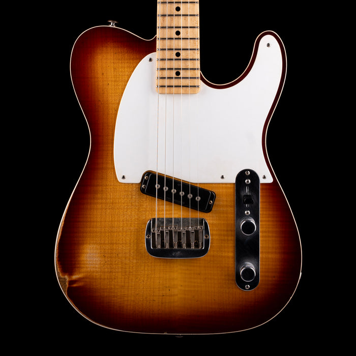 G&L Custom Shop Solamente Mahogany ASAT Tobacco Sunburst Electric Guitar With Soft Case