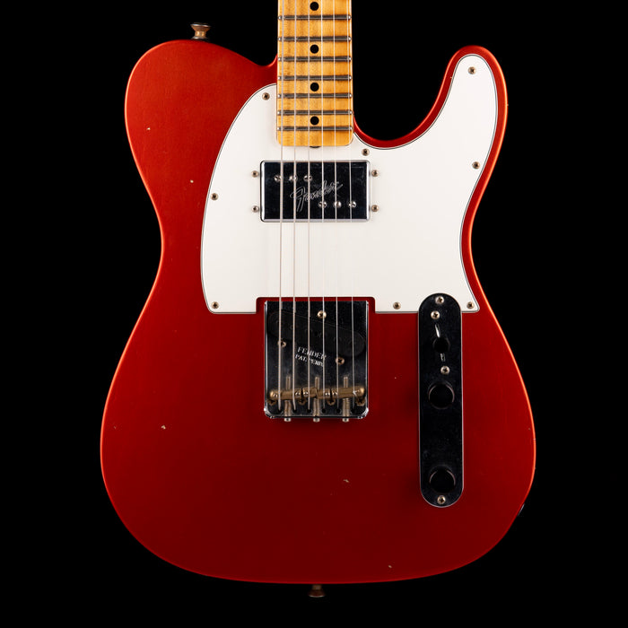 Pre Owned 2024 Fender Custom Shop Postmodern Telecaster HS Journeyman Relic, Faded Aged Candy Tangerine With OHSC