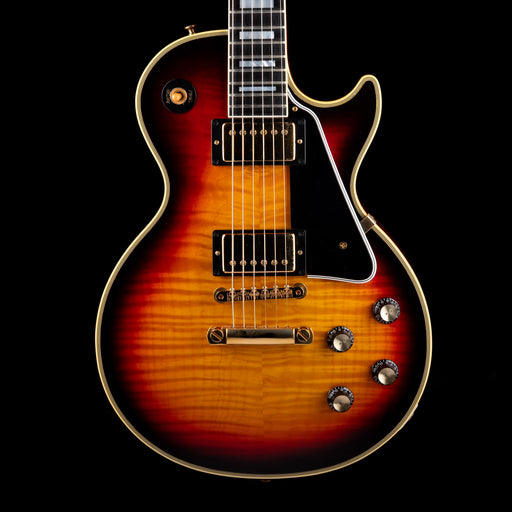 Pre Owned Gibson Custom Shop '68 Reissue Les Paul Custom Figured Tri-Burst With OHSC