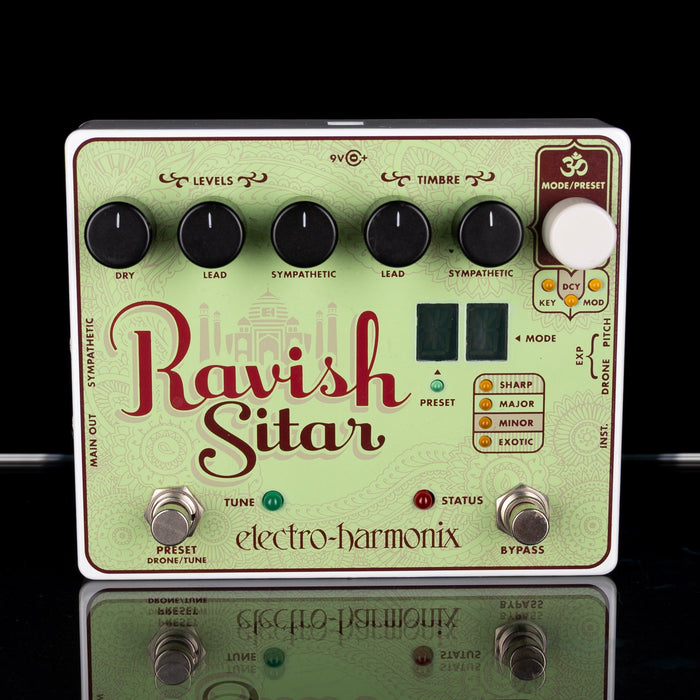 Used Electro-Harmonix Ravish Sitar Emulation Pedal with Box