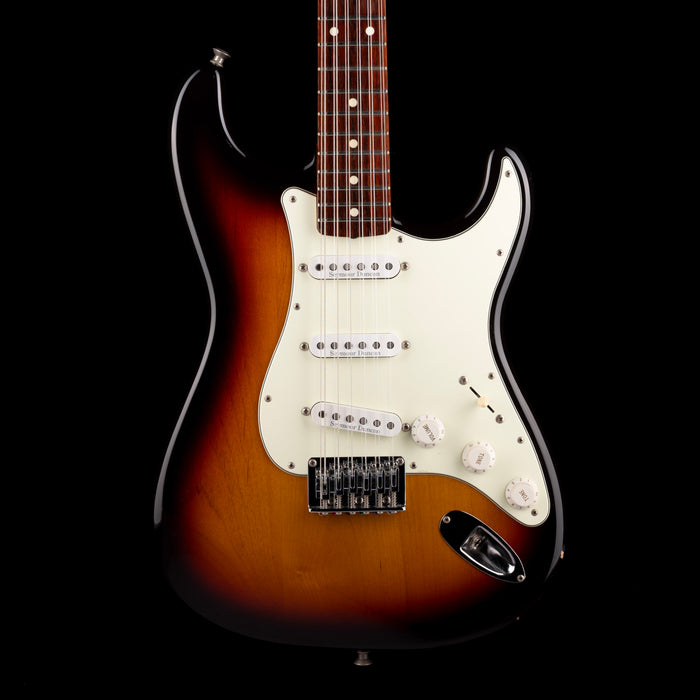 Pre Owned 1994 Fender Made in Japan Stratocaster XII 3-Color Sunburst 12-String Electric With Gig Bag