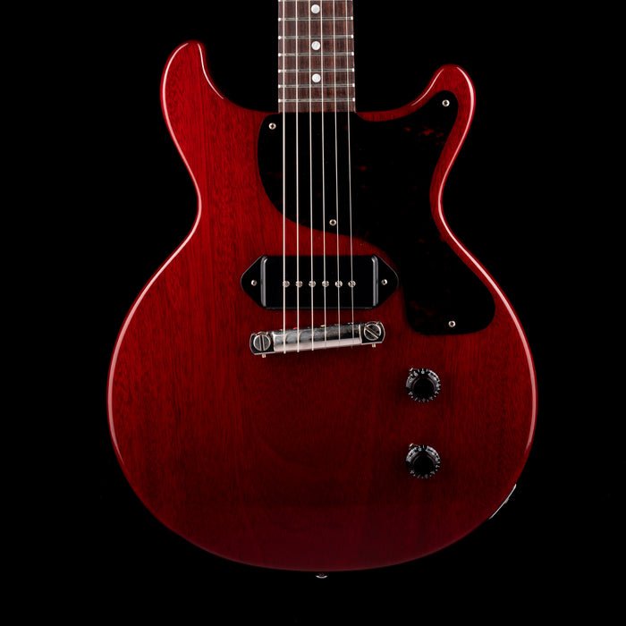 Pre Owned Gibson Custom Shop 1958 Les Paul Junior Double Cut Cherry Red With OHSC