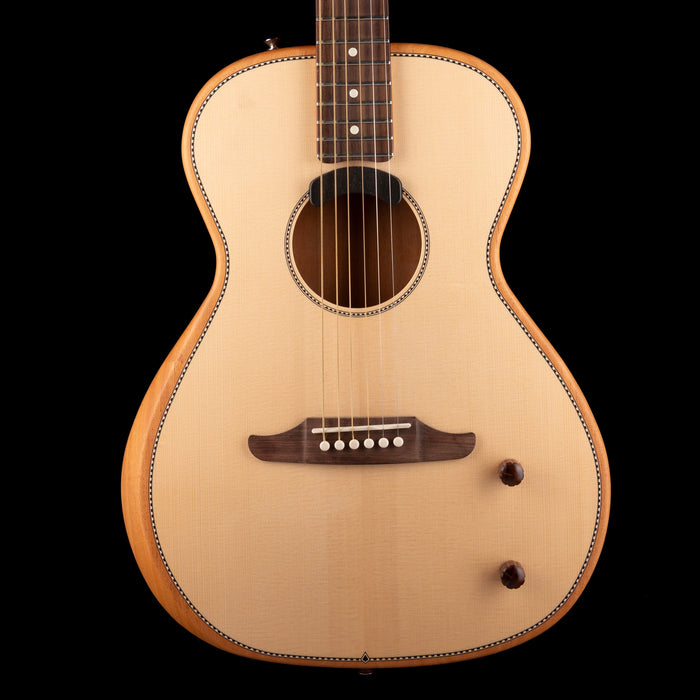 Used 2024 Fender Highway Series Parlor Natural with Gig Bag