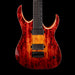 Mayones Duvell Elite 7 (26.5" Scale) Curly Poplar Top Lava Burst with Soft Case