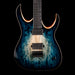 Mayones Duvell Elite 6 Curly Poplar Top Turquoise Iris with Soft Case
