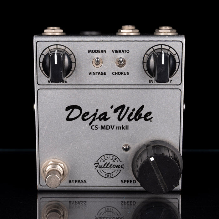 Used Fulltone Custom Shop Deja Vibe Mini CS-MDV-MkII Univibe Style Pedal with Power Supply
