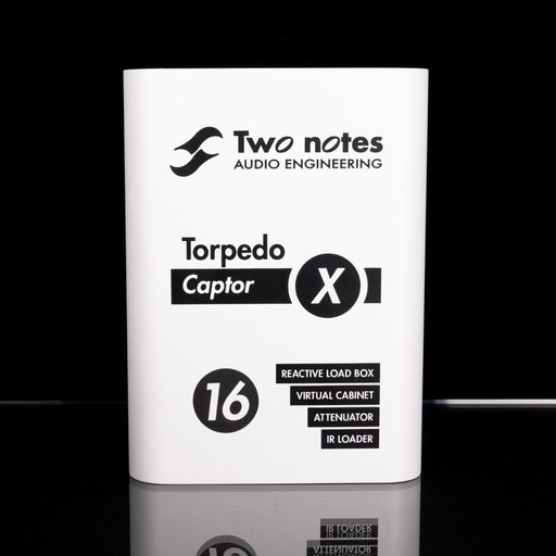 Used Two Notes Torpedo Captor X (16) Reactive Loadbox DI and Attenuator-16-ohm with Box - Serial # 12040928