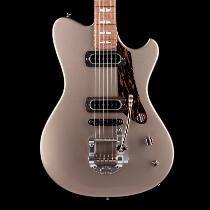 Powers Electric A-Type Platinum Metallic with Soft Case