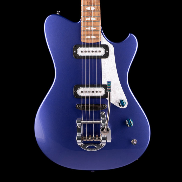 Powers Electric A-Type Viola Purple Metallic with Soft Case