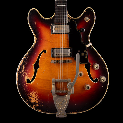 Vintage Guild	1966 Starfire VI Sunburst Hollowbody Guitar With OHSC