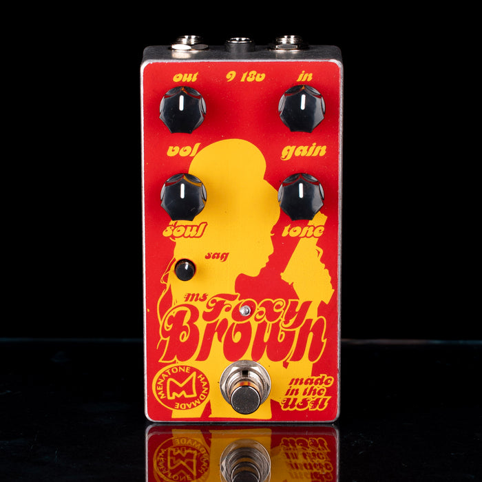 brown pedal Menatone Ms. Foxy Brown Overdrive Pedal — Truetone Music
